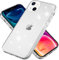 NALIA Klare Glitzerhülle kompatibel mit iPhone 13 Hülle, Durchsichtig Vergilbungsfrei Eingearbeitete Diamant Glitzer Pailletten, Glitter Case Silikon Handyhülle Schutzhülle Cover, Farbe:Transparent