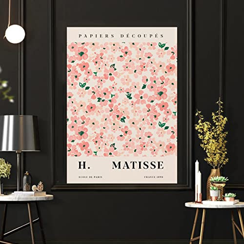 Henri Matisse Poster Bunte Linie Botanisches Poster Baum Grünes Blatt Poster Matisse Bild Vintage Abstrakte Pflanze Galerie Poster Minimalistische Wand Bilder Matisse Kunstdrucke 0610253