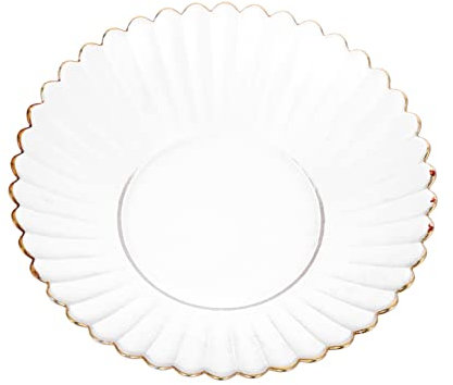 Cabilock Dekorativer Obst Und Snack-servierteller Aus Glas Elegante Stapelbare Tortenplatte Für Partys Und Feiern Für Desserts Süßigkeiten Und Snacks Gesundes Material Platzsparendes