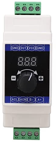 Jadeshay Generador de señal de Corriente Pantalla Digital 4-20mA DC 24V Simulador analógico Generador de instalación de rieles