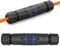 hb-digital Lot de 2 connecteurs de câble patch RJ45 CAT. 7 Outdoor IP68 étanche Ethernet Coupleur Câble réseau Adaptateur LAN Rallonge RJ45 femelle (8P8C) STP AWG26-22 Extérieur Noir