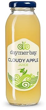 Daymer Bay - Apple Juice, Refreshingly Fruity Cloudy Apple, Natural Ingredients, Not from Concentrate, Vegan, Gluten Free, 100% British Recyclable Packaging 12 x 250ml Glass Bottles