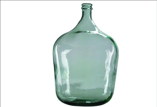 Dame-Jeanne DÉCORATIVE Transparente DE 34L en Verre RECYCLÉ
