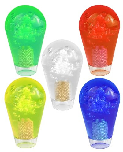 Joystick Griff Top Ellipse Wippe Oval Kopf mit M6 Gewinde für Arcade Spiel DIY Ersatzteile Gelb Rot Blau Weiß Grün 5pcs