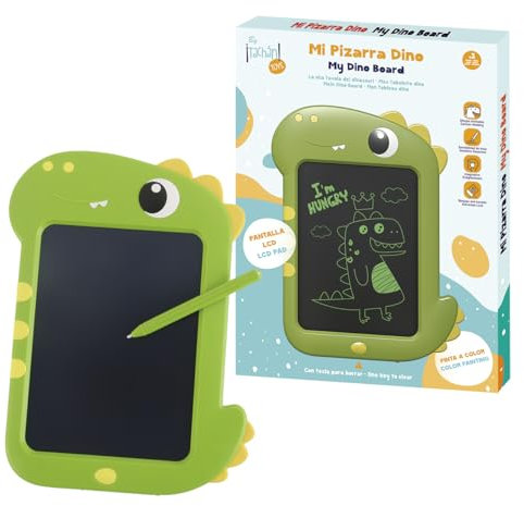 Tachan- Tablet Escritura LCD Color, Azul (CPA Toy Group 746T00871)