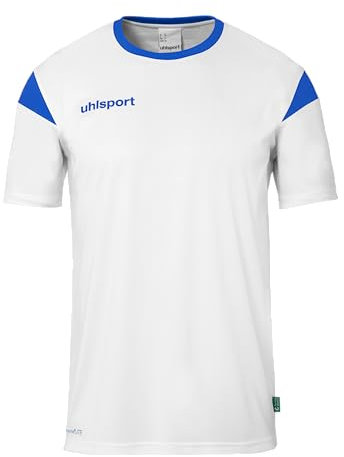 uhlsport Unisex Squad 27 Kurzarm Trikot, Weiß/Azurblau, XL EU