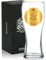 Onebttl Dad Beer Glass, Presents for Dad on Birthday, Father's Day, Christmas from Daughter, Son, Dad Gifts 450 ml Pint Glass, Beer Mug, The Dad That Stepped Up, Golden Decal