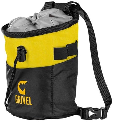 GRIVEL Logo Chalk Bag Black Borsa magnesio Accessori Arrampicata, Unisex Adulti, Taglia UNICA