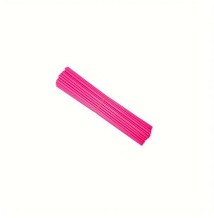 MEUIXT 72 Protectores De Radios For Ruedas De Motocicleta, Cubiertas For Llantas, Molduras De Tubos, Compatibles Con Motocross, Accesorios Geniales For Bicicletas, 11 Colores(Pink)