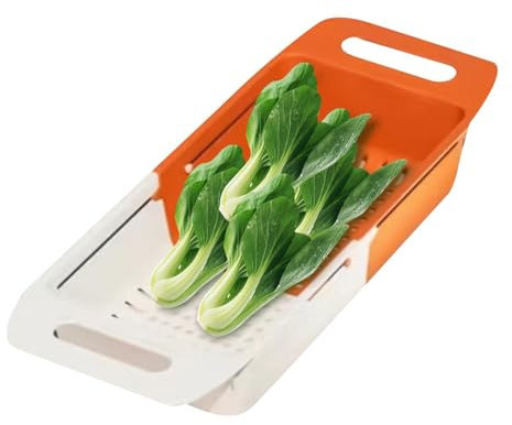 Colino sopra il lavandino, colino sopra il lavandino - Colino portatile sopra il lavandino,Vassoio di lavaggio della frutta per lavello, lavatrice per frutta di grande capacità, risciacquatrice per