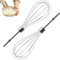 Parte de reemplazo de 2 pcs, Accesorio de batidora de Cocina de Acero Inoxidable, 7.9 en una batidora Larga, Accesorios para la batidora de Manos para harina, Huevos, fróther, Crema
