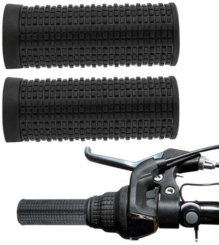 1 Pair MTB Bike Short Handlebar Grips 20x74mm/0.78x2.91inch, Bar Twist Cover Mountain, Non-Slip Downhill Specialized Handle Locking Grip Bicycle Accessories - Check Size Before Order!