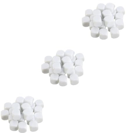 BESTonZON 90 STK Lustige Würfel Fun Toy würfel Lustiges Spielzeug Partyspiel-Gefallen quadratische Blöcke Weiß