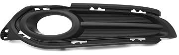 EDA PREMIUM auto Stoßstangengitter Links Schwarz 71106T7JH00 passend für HONDA HR-V 2016-2018 mit Loch für Nebelscheinwerfer, Schwarz
