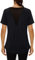 Terecey Sport Tshirt Damen Fitness Funktionsshirt Kurzarm Sportshirt Laufshirt Locker Atmungsaktiv Wandershirt mit Back Mesh Sport Oberteile fur Yoga Zumba, Schwarz XL