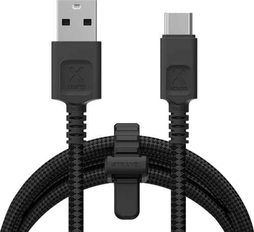 Xtorm Next Gen USB-A zu USB-C Kabel - 3 Meter - Schwarz