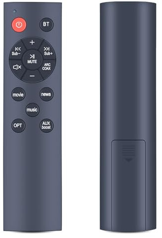 TCNOUMT Neue Ersatz-Fernbedienung Kompatibel für Saiyin Soundbar Upgrade RIOWOIS Surround Sound System TV Lautsprecher DS6441 DS6541S DS6701