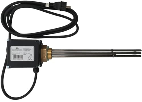 Heizpatrone 3,0 kW mit Netzstecker 3m Heizstab Heizelement PV-geeignet