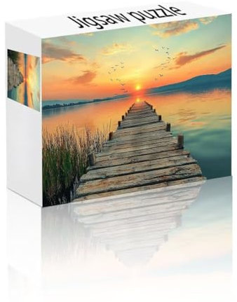 Puzzle Erwachsene 1500 Teile Sonnenuntergang, Meer Puzzle Lernspiel Herausforderung Schwierigkeit, Vielfältig Puzzlespiele, Freizeitaktivität Lustige Geschenke Wohndeko für Erwachsene ab 14 Jahren B-3