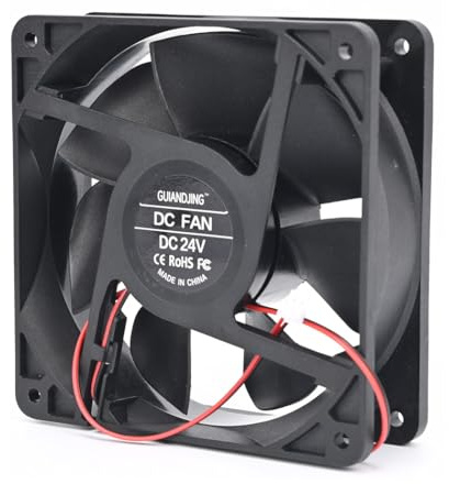 GUIANDJING 12038 Cooling Fan 12cm 120mm X 38mm 5 Inch 24V Sleeve Bearing
