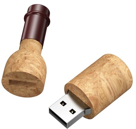 Uflatek 16GB USB-Stick Flaschenförmig Speicherstick USB 2.0 Flash-Laufwerk Ultrakleiner Flash Drive Kleinem Tragbar Pendrive Kreativ Memory Stick Lustige Geschenk