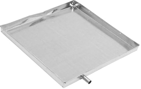CALLARON Bac de Récupération Accessoires pour Climatiseurs en Fer Argenté Installation Rapide, Collecte D'excès D'humidité pour Climatiseur à Eau pour Fête
