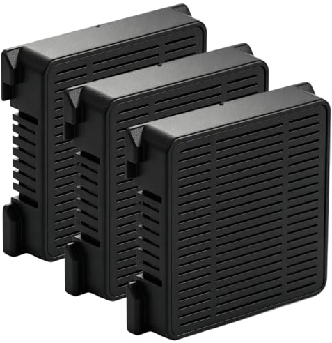 3PCS Fresh Air Filter for Liebherr, Refrigerator Carbon Filter, Activated Carbon Filter Replacement Compatible with 7440021-00, 9096989, 988246001, 988246000, 98824291