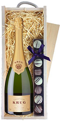 Krug Grande Cuvee Champagne & Truffles, Wooden Box 75cl 12.5% abv