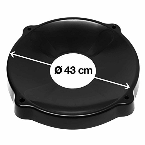 #DoYourFitness Ballschale für Gymnastikbälle/Fitnessbällle ab 55cm bis 85cm in schwarz/robuste Konstruktion und erhöhte Sicherheit durch weniger Rutschen