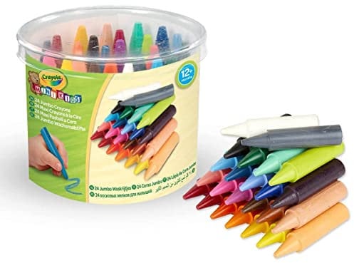 Herso Mini Kids- Ceras Crayola Jumbo crayons Bote DE 24