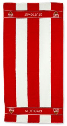 VFB Stuttgart Handtuch rot/weiÃ?, 9026-80040-07
