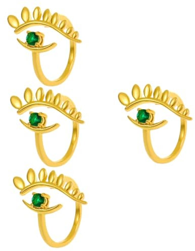 JPXXFM Frauen Chic Finger Evil Eye Womans Golden