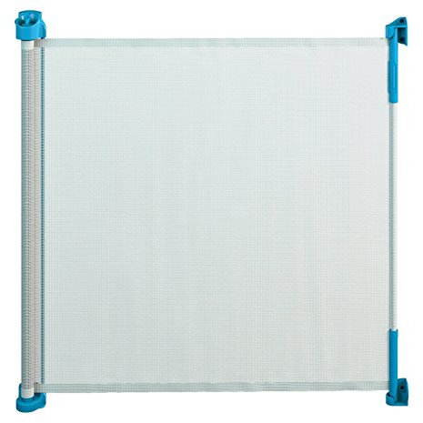 Gaterol Active Lite Blau – Ausziehbares Treppenschutzgitter und Türschutzgitter Rollo bis 140 cm