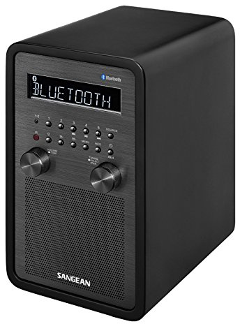 Sangean WR-50 FM-RBDS/AM/Bluetooth Wood Cabinet Table Top Radio