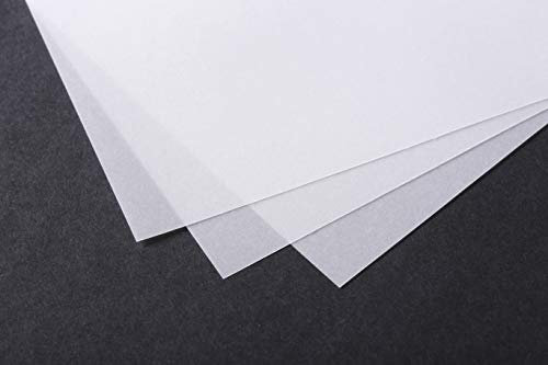 Clairefontaine 975119C Ries Transparentpapier (50 x 65 cm, 10 Blatt, 140 g, ideal für technische Zeichnen) transparent