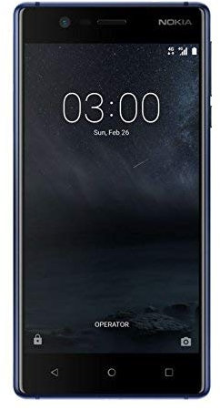 Nokia 3 - Dual SIM - Smartphone Débloqué 4G (Ecran : 5 pouces - 2Go RAM - 16Go stockage - Android) Bleu (Reconditionné Certifié)