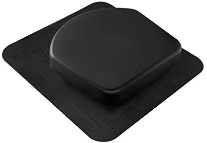 SNOWVENTCO Upper Roof Exhaust Vent, 50 sq. in. (Black)