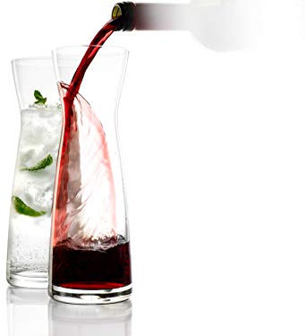 Stölzle Lausitz Carafe Universelle 6 x 500 ml – Carafe élégante en cristal sans plomb pour eau jus lait ou spiritueux – Passe au lave-vaisselle – Fabriquée en Allemagne – Design durable & raffiné