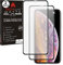 TECHGEAR [2 Pack Anti Glare Screen Protector for iPhone 11 Pro - MATTE 3D GLASS Edition Genuine Tempered Glass Full Screen Protector Guard Cover Compatible with Apple iPhone 11 Pro 5.8