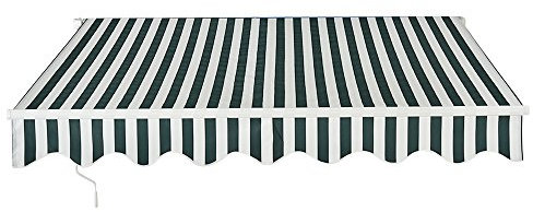 Panana 3 x 2.5M Manual Awning Retractable Canopy Sun Shade Shelter Waterproof Outdoor Patio Garden