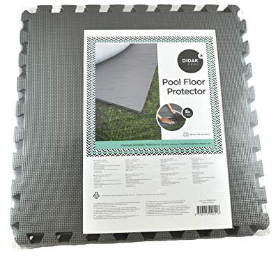 Didak Pool Protection de Sol pour Piscine Relief - 8 Pièces - 50x50x0,8 cm