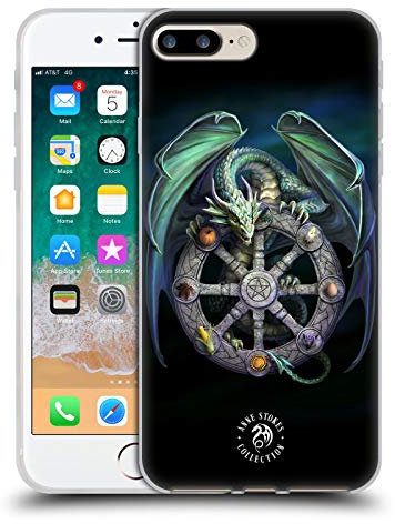 Head Case Designs Offizielle Anne Stokes Das Jahr Von Der Magie Drachen 5 Gel Handyhülle Hülle [Militärischer Schutzgrad] Kompatibel mit Apple iPhone 7 Plus/iPhone 8 Plus