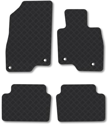 Mazda 6 (2013-2022) [Estate] 3mm Rubber Car Mats | Tailored Fit Durable Floor Mats Full Coverage Protection Waterproof Accessories Easy Clean Anti Slip Made in the UK