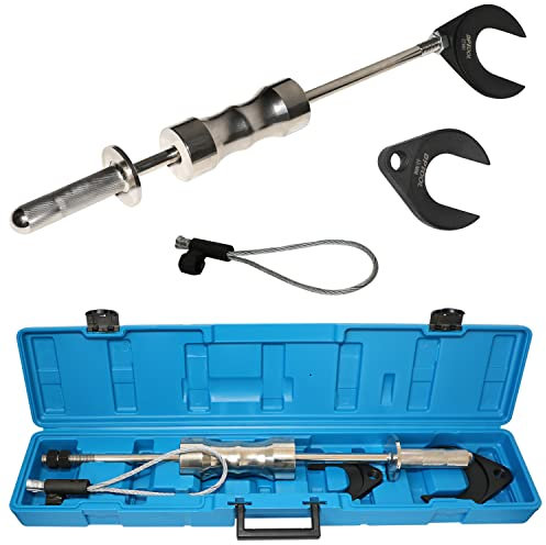 DPTOOL Innen-Gleichlaufgelenk-Abzieher, Gleithammer, Werkzeugsatz zum Entfernen der Halbwelle der Vorderradantriebsachse, robust, 4,5 kg Gleithammer, 63 mm, 48 mm Gleichlaufgelenk-Gabeladapter