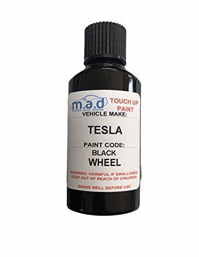 TOUCH UP PAINT FOR TESLA ALLOY WHEEL CAR PAINT 30ML TOUCH UP BOTTLE (PAINT + PRIMER + LACQUER)
