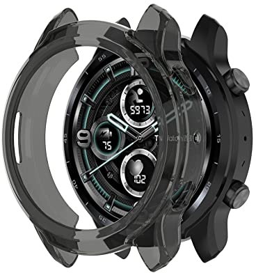 Tyogeephy Custodie Compatibile con TicWatch Pro X/Pro 3/Pro 3 GPS/Pro 3 Lite, Cover protettiva ultra sottile Morbido TPU Antiurto Guscio paraurti