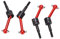 4pcs RC Car CVD Antriebswelle, 70mm Aluminiumlegierung Antriebswelle CVD für TT02 1/10 RC Car(rot)