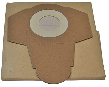 RocwooD Paper Dust Bag Fits RWWDVC1 15L Wet And Dry Vacuum Cleaner Hoover