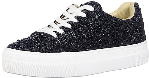 Betsey Johnson Women's Sidny Sneaker, Black, 9.5