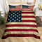 Amerikanische Flagge, Bettbezug USA, Patriotisch, Bettwäsche, 140 x 200 cm, für Männer und Erwachsene, weich, leicht, Bettbezug mit 1 Kissenbezug